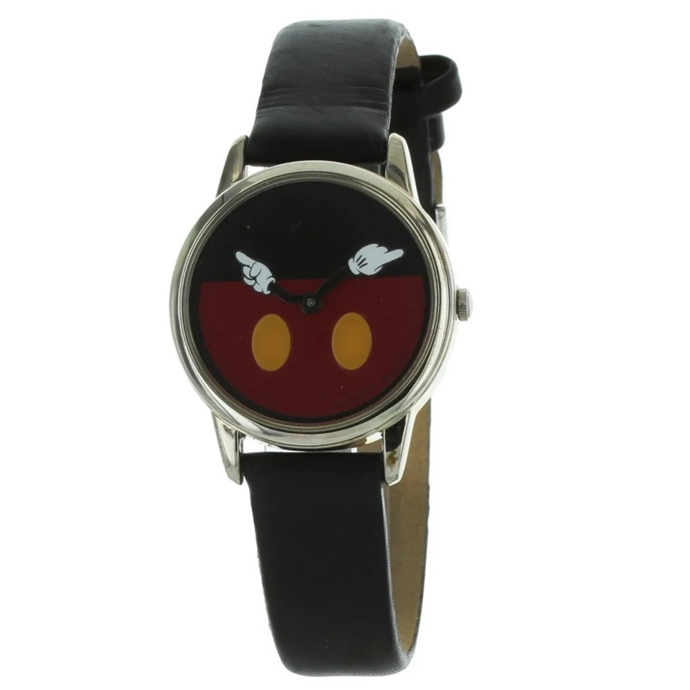 DISNEY • Vintage Mickey Mouse Watch Timex New Battery Ready To Wear